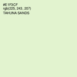 #E1F3CF - Tahuna Sands Color Image
